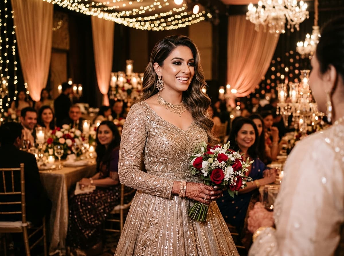Reception Makeup by Aura Bridal Studio